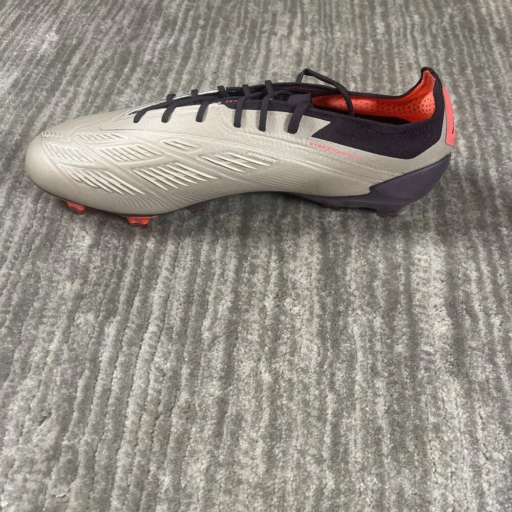 Adidas Predator Elite FG Soccer Shoes Mens 11 HybridTouch 2.0 Cleats Carbon